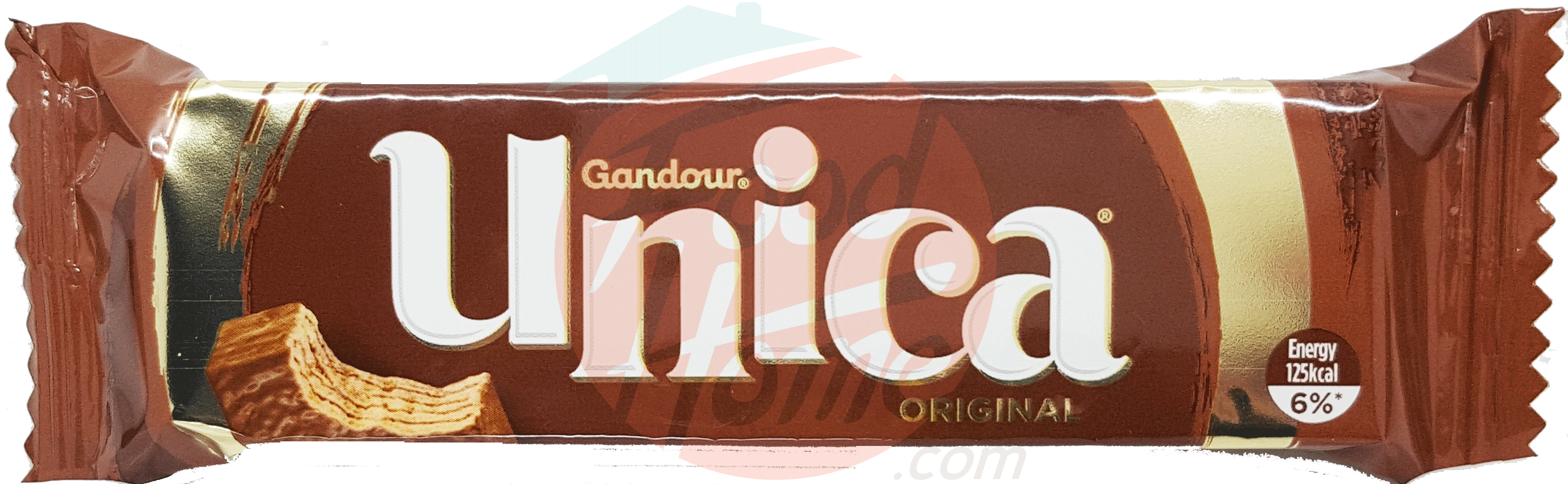 Unica Gandour milk chocolate coated wafers candy bar Full-Size Picture